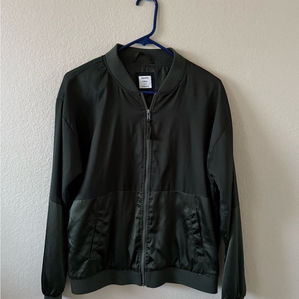 Army Green Bomber Jacket